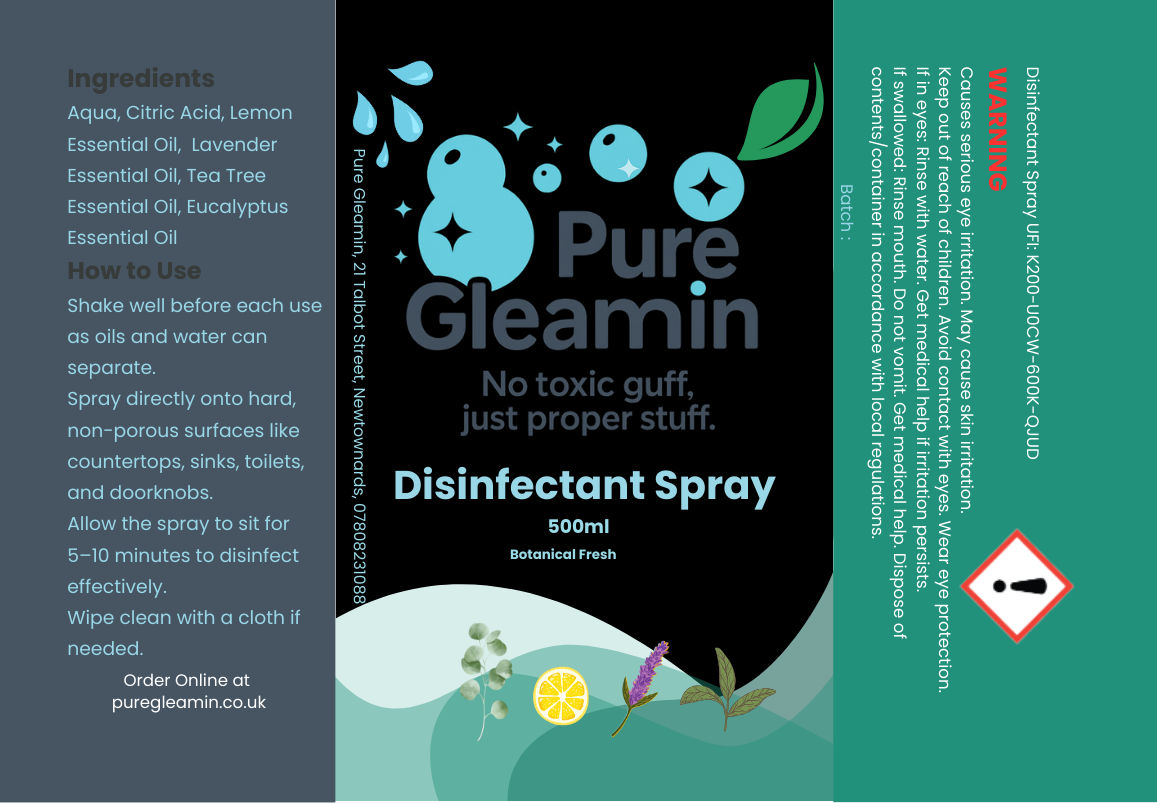 Disinfectant Spray